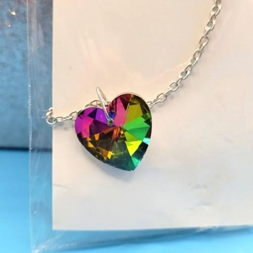 💥5/$10💥 🌈 Rainbow💎 prism necklace